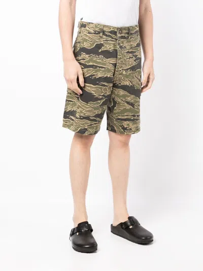 Shop Maharishi Camouflage-print Cargo Shorts