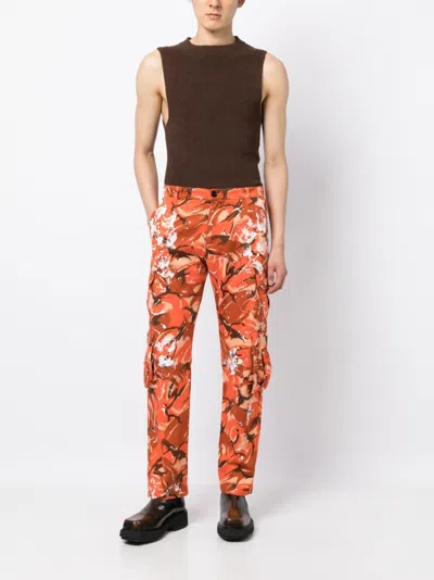 Shop Martine Rose Camouflage-print Cargo Pants