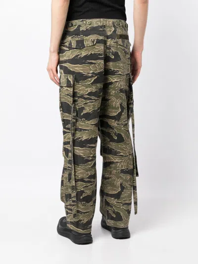 Shop Maharishi Camouflage-print Loose-fit Trousers