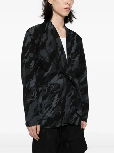 Shop Maharishi Camouflage-print Reversible Kimono