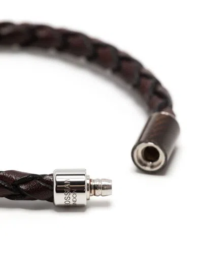 Shop Tateossian Carbon Pop Woven Bracelet