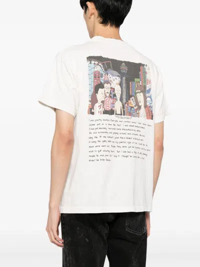 Shop Saint Mxxxxxx Cartoon-print Cotton T-shirt