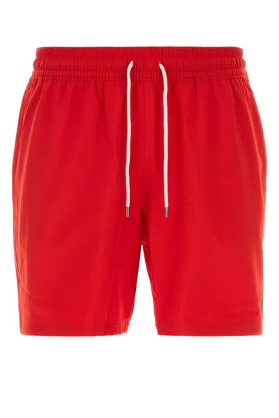 Shop Polo Ralph Lauren Swimsuits In Red