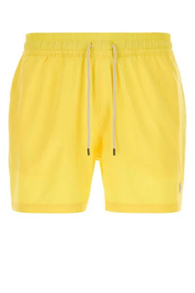 Shop Polo Ralph Lauren Swimsuits In Yellow