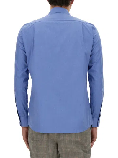 Shop Vivienne Westwood Shirt "krall" In Azure