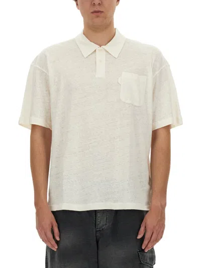 Shop Ymc You Must Create Ymc Polo "ivy" In White