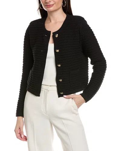 Shop Labiz This Knitted Sweater Jacket In Black