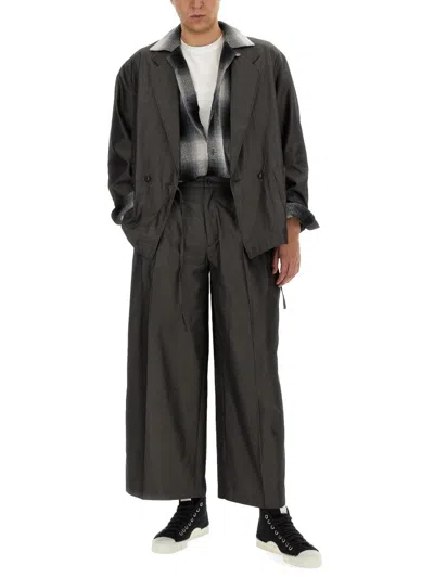 Shop Aïe Oversize Jacket In Grey