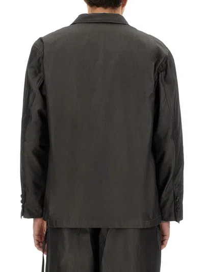 Shop Aïe Oversize Jacket In Grey