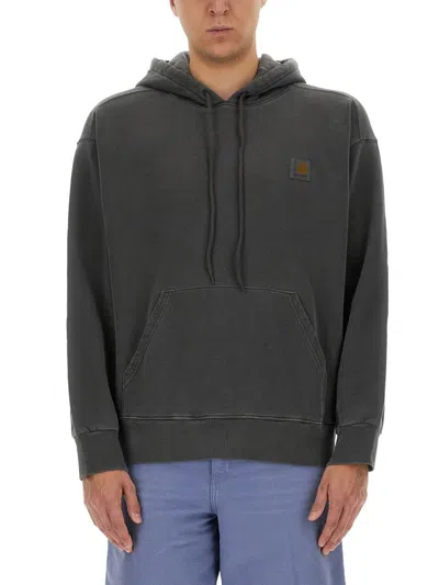 Shop Carhartt Wip "neslon" Sweatshirt In Black