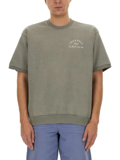 Shop Carhartt Wip Cotton Blend Sweatshirt In Grey