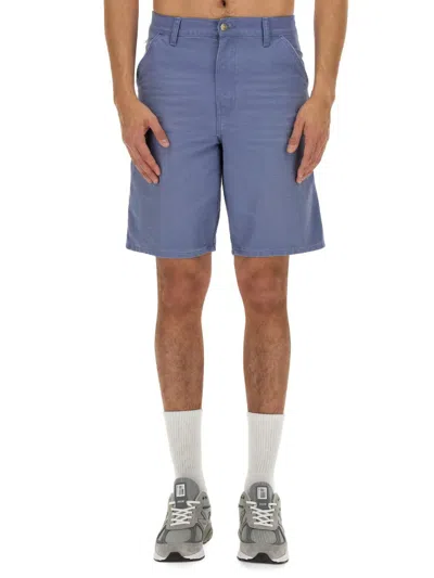 Shop Carhartt Wip Bermuda Shorts "columbia" In Blue