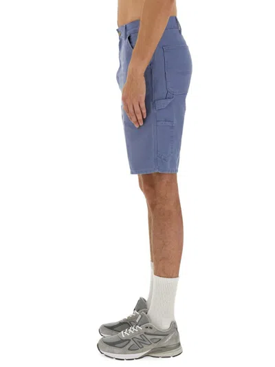 Shop Carhartt Wip Bermuda Shorts "columbia" In Blue