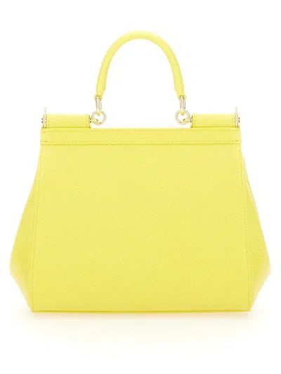 Shop Dolce & Gabbana Bag "sicily" In Yellow