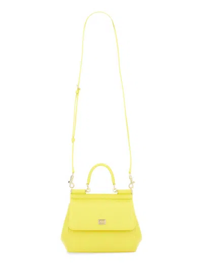 Shop Dolce & Gabbana Bag "sicily" In Yellow
