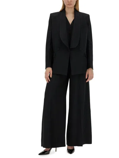 Shop Nina Ricci Open-back Vest In Black