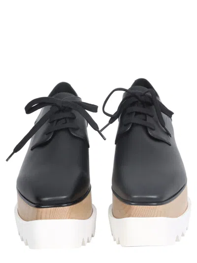 Shop Stella Mccartney Lace-up Elyse In Black