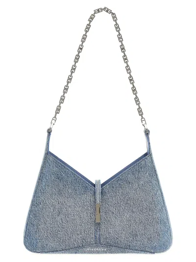 Shop Givenchy Cut Out Shoulder Bags In Light Blue