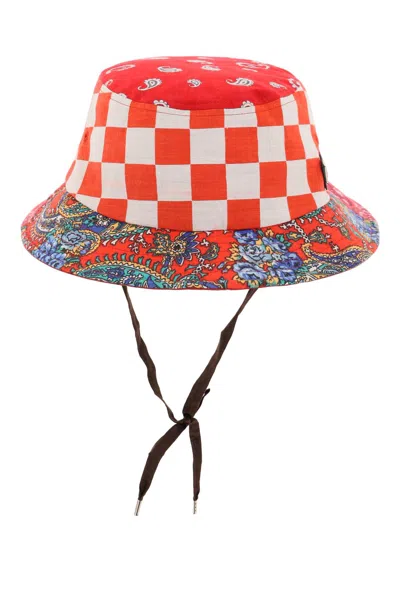 Shop Children Of The Discordance Bandana Bucket Hat In Rosso