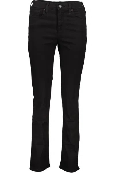 Shop Levi&#039;s Black Cotton Jeans & Pant