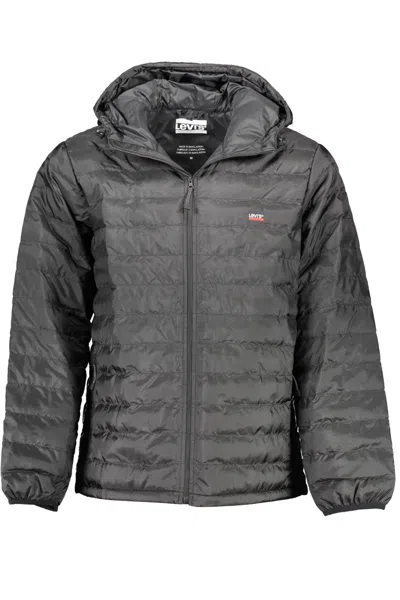 Shop Levi&#039;s Black Polyester Jacket