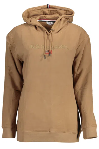 Shop U.s. Polo Assn Brown Cotton Sweater
