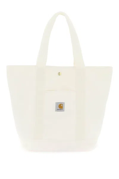 Shop Carhartt Dearborn Tote Bag In Italian In Bianco