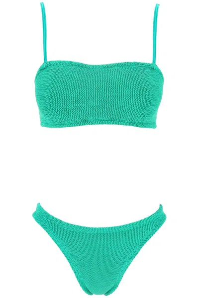 Shop Hunza G Gigi Bikini Set In Verde
