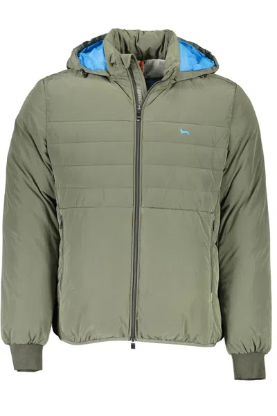 Shop Harmont & Blaine Green Polyester Jacket