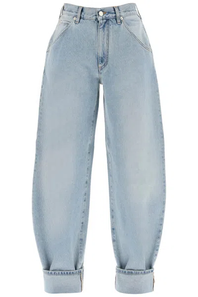Shop Darkpark Khris Barrel Jeans In Blu