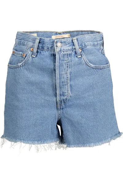 Shop Levi&#039;s Light Blue Cotton Jeans & Pant