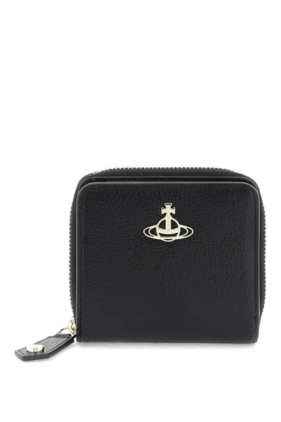 Shop Vivienne Westwood Medium Faux Leather Wallet In Nero