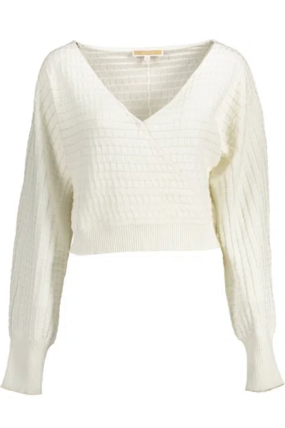 Shop Kocca White Cotton Sweater