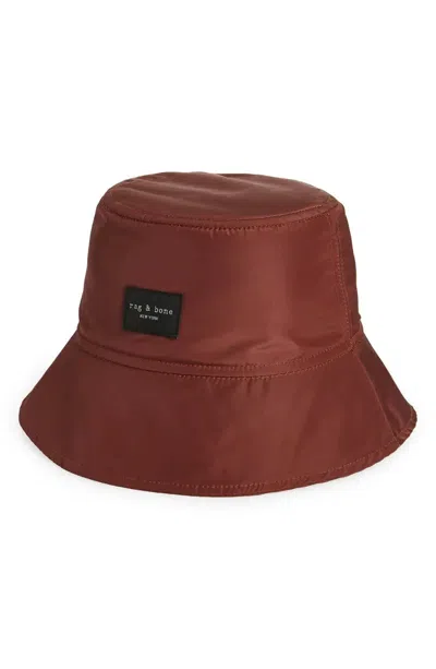 Shop Rag & Bone Rag And Bone Addison Bucket Hat Redwood M/l