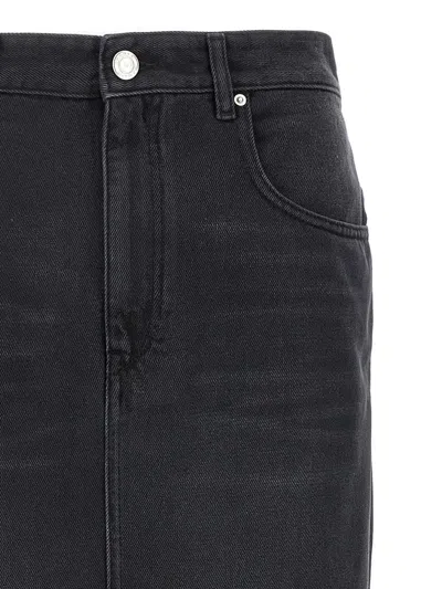 Shop Isabel Marant 'tilauria' Skirt In Black