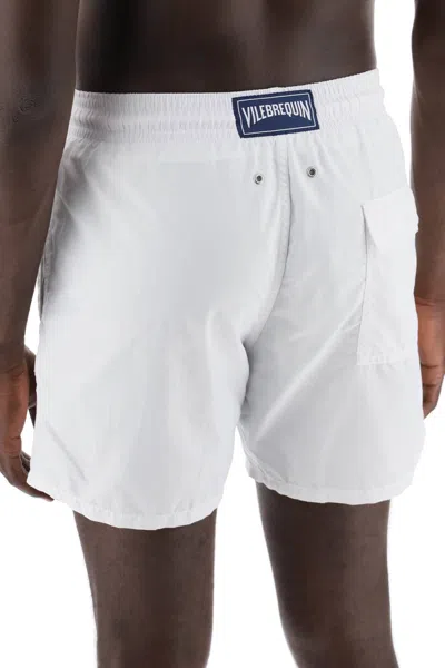 Shop Vilebrequin Moorea Sea Bermuda Shorts In White