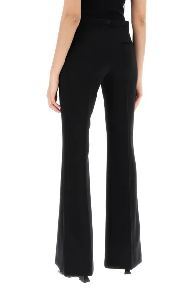Shop Courrèges Courreges Tailored Bootcut Pants In Technical Jersey In Black