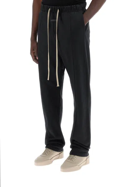Shop Fear Of God "brushed Cotton Joggers For In Black