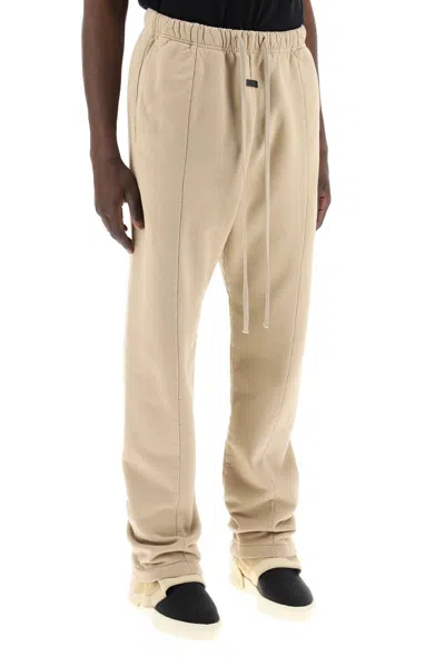 Shop Fear Of God "brushed Cotton Joggers For In Neutro