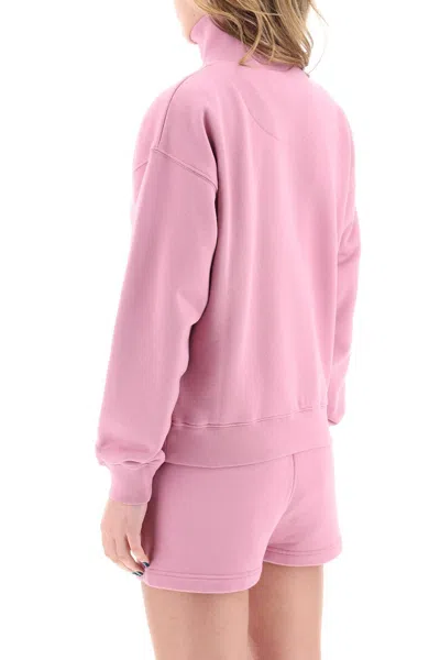 Shop Maison Kitsuné Maison Kitsune "baby Fox Patch Sweatshirt With In 粉色的