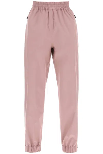 Shop Moncler Grenoble Gore Tex Sports Pants In Pink