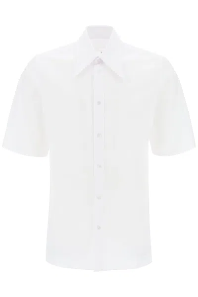Shop Maison Margiela "shirt With Studded In White