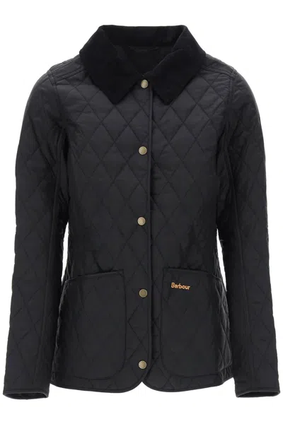 Shop Barbour Quilted Annand In 黑色的