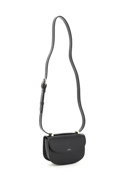 Shop Apc A.p.c. Geneve Mini Crossbody Bag In 黑色的