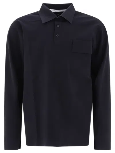 Shop Gr10 K "taped Bonded" Polo Shirt In Black