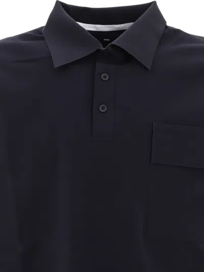 Shop Gr10 K "taped Bonded" Polo Shirt In Black