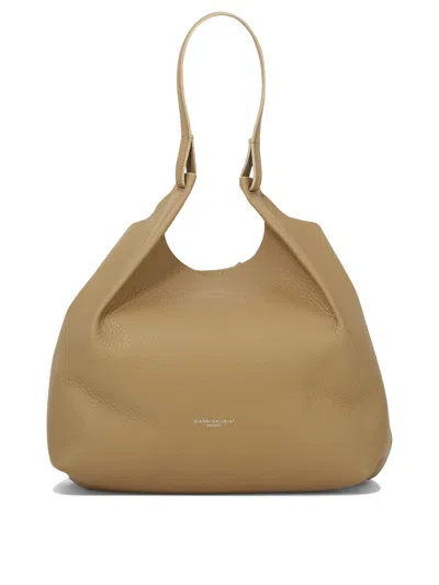 Shop Gianni Chiarini "dua" Shoulder Bag In 浅褐色的