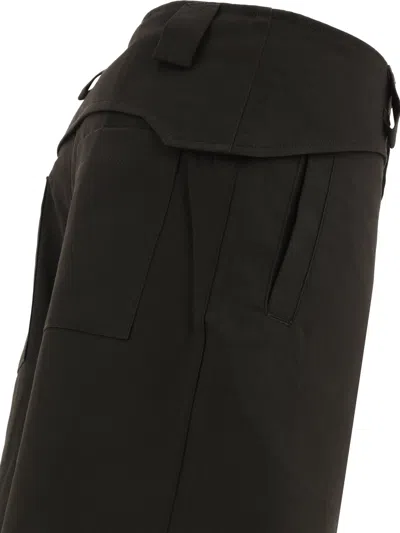 Shop Gr10 K "folded Belt" Shorts In Brown