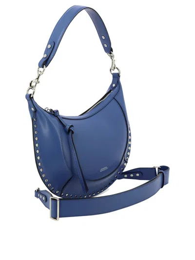 Shop Isabel Marant "naoko" Shoulder Bag In 蓝色的