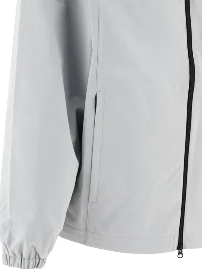 Shop Gr10 K Tech Canvas Jacket In Grey